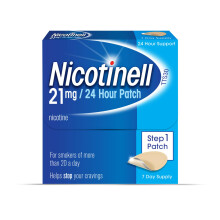 Nicotinell Nicotine Patch, Quit Smoking Aid Step 1, 24 Hour 21 mg, Pac