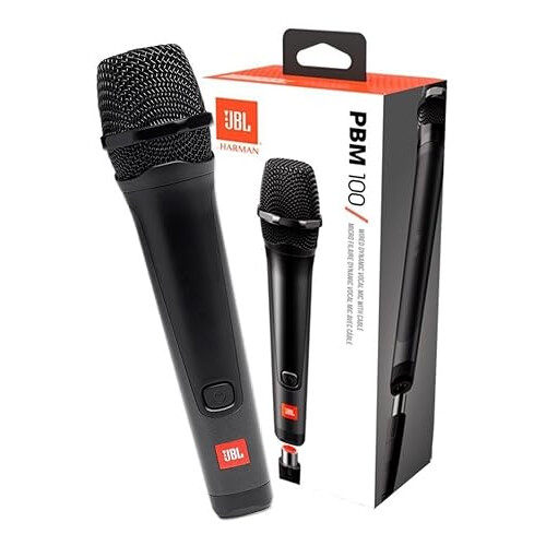JBL JBL PBM100 Wired Dynamic Vocal Microphone with 6.3 to 3.5
