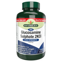 Natures Aid Glucosamine Sulphate 2KCl 1000mg – High Strength Joint Sup