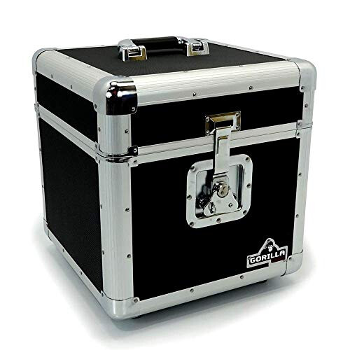 Gorilla DJ LP Vinyl Record Storage Box Case Holds 100pcs