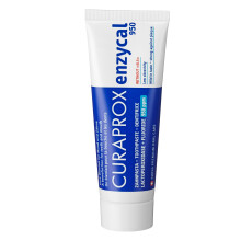 Curaprox Enzycal 950 Toothpaste – Mild Fluoride Toothpaste with Enzymes for Gentle Daily Oral Care | Low Abrasive, Fresh Taste | SLS-Free, 75ml | Ma