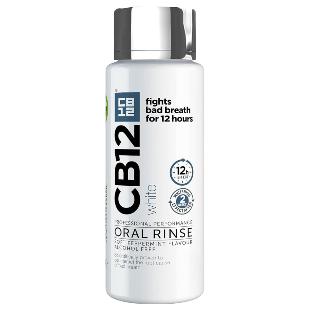 Cb12 Whitening Peppermint Mouthwash 250Ml