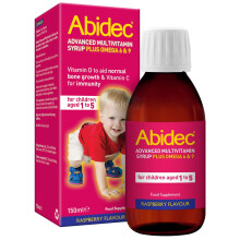 Abidec Kid Multivitamin Syrup – has Vitamin D for Normal Growth and Development of Bones in Children - Blend of 12 Essential Vitamins – Contains O