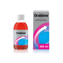 Oraldene Mouthwash | Use at First Sign of Sore Throat | Medicated Mouthwash - Sore Throat Treatment for Adults | 200ml
