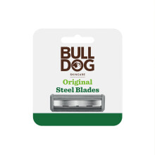 Bulldog Skincare Original Men's Razor Refills, With 5 Tempered Steel Blades on E