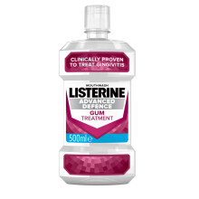 Listerine Advanced Defence Gum Treatment Mouthwash (500ml), Clinically