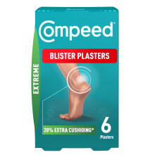 Compeed Blister Plasters Extreme 6 Pack - Hydrocolloid Foot Treatment