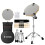 Donner Drum Practice Pad Kit, Double-Sided 12" Pad, Drumsticks, Adjustable 1