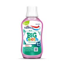 Aquafresh Mouthwash for Kids, Big Teeth Children 6-8 Years, Fruity Fla
