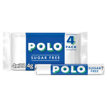 Polo Sugar Mint Tube Multipack, 4 x 33.4 g
