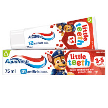 Aquafresh Paw Patrol Little Teeth 3-5 years, Kids toothpaste, Gently S