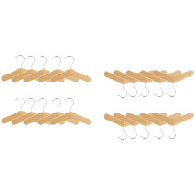 20PCS Wooden Baby Hangers,Kids Hangers,Notched Shoulder Design for Children Clothes,Decoration Hanger,Small & Medium