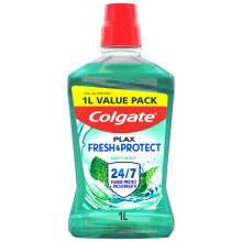 Colgate Plax Soft Mint Mouthwash 1000ml, Alcohol Free