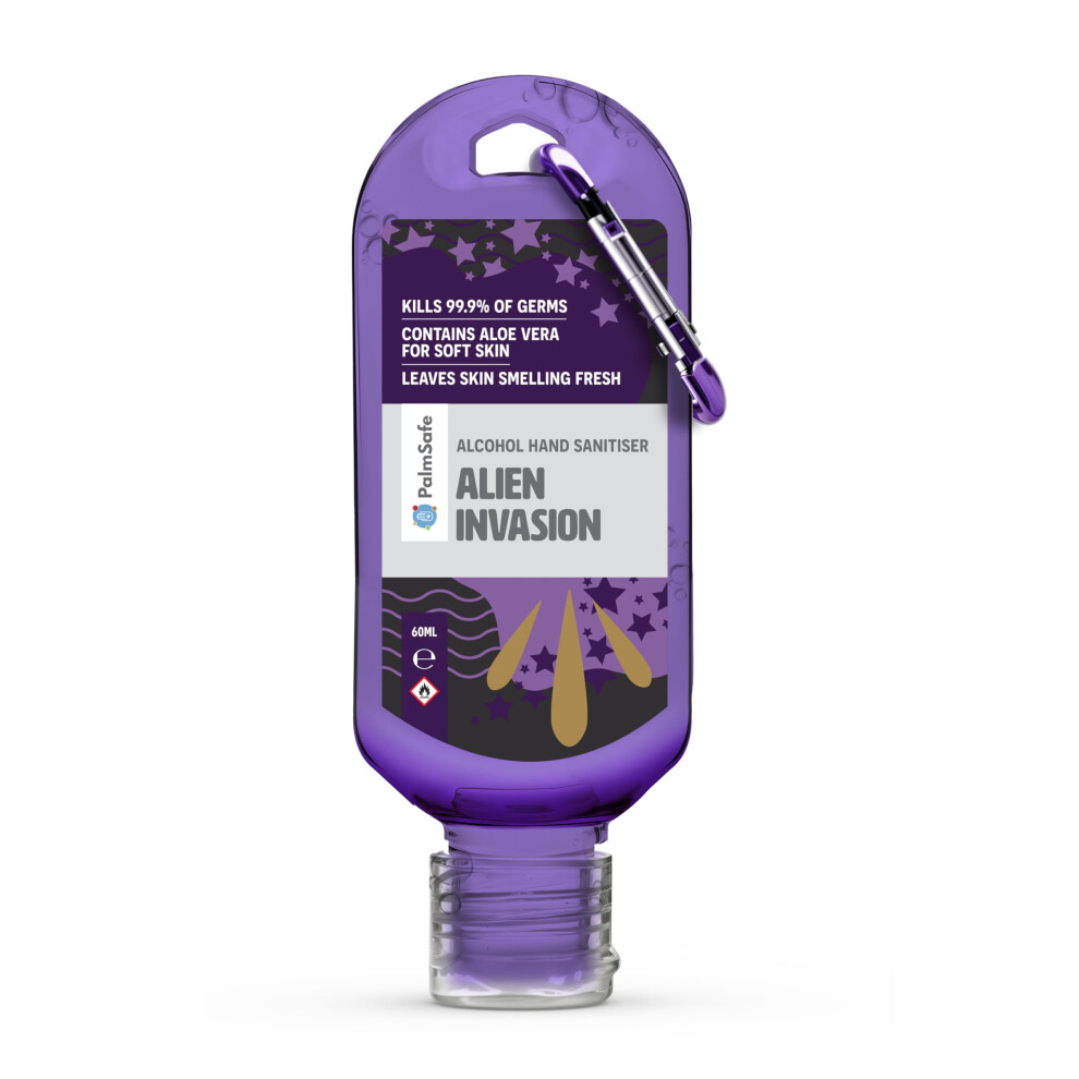 Palm Safe Alien Invasion 60Ml Anti Bacterial Premium Hand Sanitiser Tr