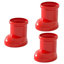 Shoe Shape Toy Pen Holder Storage Ornaments Gift Desktop Makeup Brush Storage Bucket Desk Accessories Red