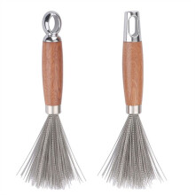 Stainless Steel Pot Brush Stainless Steel Heavy Duty Dish Brush Pot Scrubber Efficient Rust-Proof Kitchen Cleaning