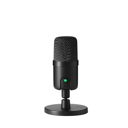Amazon Basics Mini USB Condenser Microphone for Streaming, Gaming and