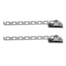 2X Folding Wall Mounted Clothes Hanger, Clothes Hook with Swing Arm Holder Clothing Hanging System