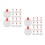 100Pcs White Bottle Caps Leakproof Seal Screw Lids 5