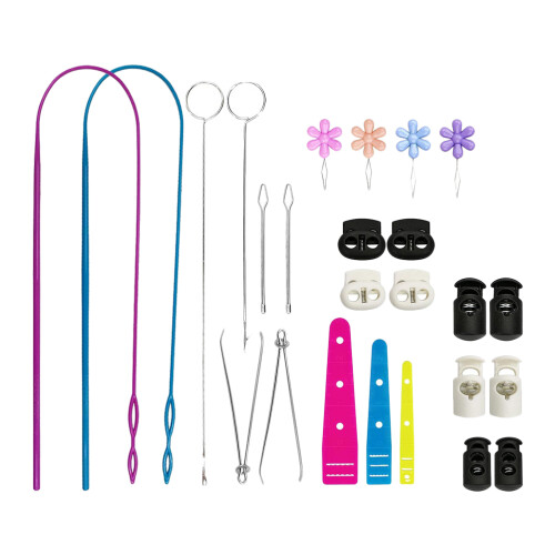 4Sets Household Drawstring Replacement Tool Stainless Steel Threader 1