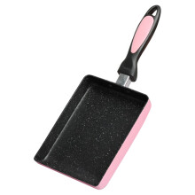 Tamagoyaki Pan Japanese Omelette Pan, Non-Stick Coating Square Egg Pan to Make Omelets or Crepes ()