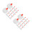 100Pcs White Bottle Caps Leakproof Seal Screw Lids 9