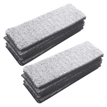 20 Pièces Microfibre Tampons à Laver Maison Cuisine Nettoyage de Plancher Plat Vadrouille Tissu Maison Salle de Bains de Remplacement Vadrouille