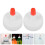 100Pcs White Bottle Caps Leakproof Seal Screw Lids 11