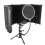 Microphone Isolation Shield with Mic Stand, Sound Proof Mic Isolation 1