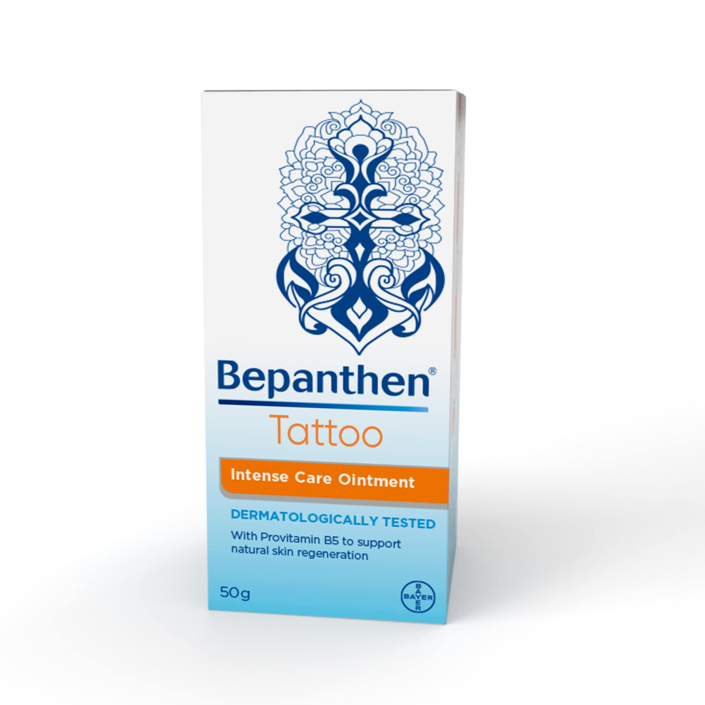 Bepanthen Tattoo Intense Care Ointment, Formulated With Provitamin B5, 50G