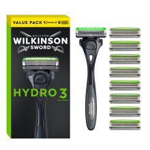 Wilkinson Sword Hydro 3 Men’s Razor, Great Addition to Wash Bags for Men's Groom