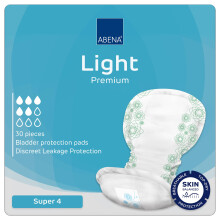 ABENA Light Super 4, 850ml, Pack of 30, Overnight Incontinence