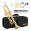 SONICAKE Bb Standard Trumpet Set with Hard Case for Beginner, 1