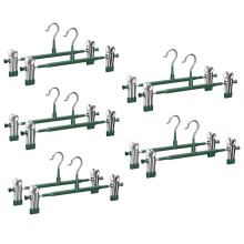 Clothes Pants Hanger Space-Saving 360-Degree Rotating Hook Skirt Clip Adjustable Clamp Hanger
