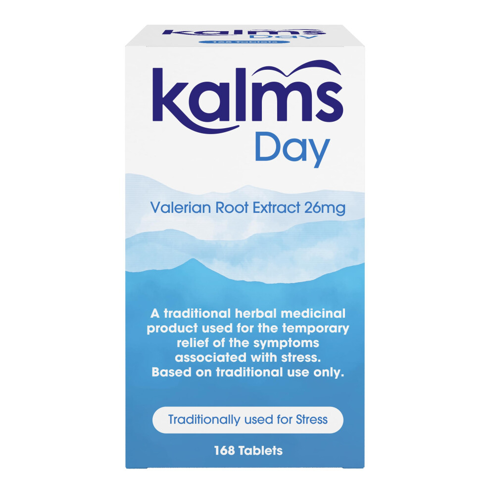 Kalms Day 168 Tablets - Traditional Herbal Medicinal Product Used For The Temporary Relief Of Symptoms Associated With Stress.