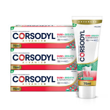 Corsodyl Toothpaste Gum+ Breath & Sensitivity, Whitening Toothpaste, f