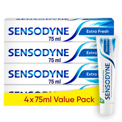 Sensodyne Sensodyne Toothpaste Daily Care, Sensitive for Teeth, Extra Fresh, Mul