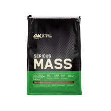 Optimum Nutrition Serious Mass Protein Powder High Calorie Mass Gainer with Vitamins, Creatine and Glutamine, Chocolate, 16 Servings, 5.45 kg