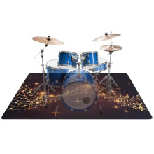 OUUTMEE 200 x 160 cm, Drum Carpet, Non-Slip Drum Mat,