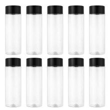 10 Sztuk 400 Ml/13,5 Uncji Plastikowa Butelka na Sok Przezroczysty Gruby Pojemnik na ZbożA Butelka na Napoje