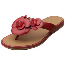 (39) FitFlop Gracie Flower Damen Flip Flops Sandalen Berry