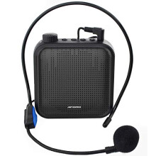 Voice Amplifier, 12W Rechargeable PA system (1200mAh) With Wired Microphone