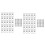 50 Pcs D-Ring Picture Frame Hanging Hooks Double Hole Hangers with Screws Silver 1