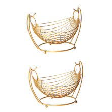 2X Nordic  Fruit Basket Snack Storage Basket Personalized Home Fruit Tray Desktop Snack Storage Basket