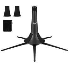 Eastar Trumpet Stand Portable Trumpet Holder Foldable Metal 5-Legs Stand