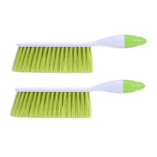 2X Bettlaken Schmutz Reinigungs Bürste Weiche Borsten Kleidung Schreibtisch Sofa (Grün)