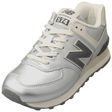 (36.5) New Balance 574 Damen Fashion Sneaker Silber