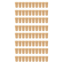 80Pcs/Lot Natural Wood Corks Wine Stopper Wood Bottle Stopper Cone Type Wine Bottle Corks Plug Sealing Cap Beer Corks
