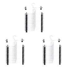 Pant Hangers Skirt Hangers with Clips 60 Pack Metal Trouser Clip Hangers