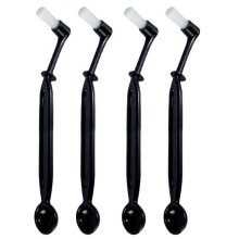 Coffee Machine Brush Cleaner Nylon Espresso Machine Brush Coffee Cleaning Tool with Spoon for Coffee Tool Home(4 Pack)